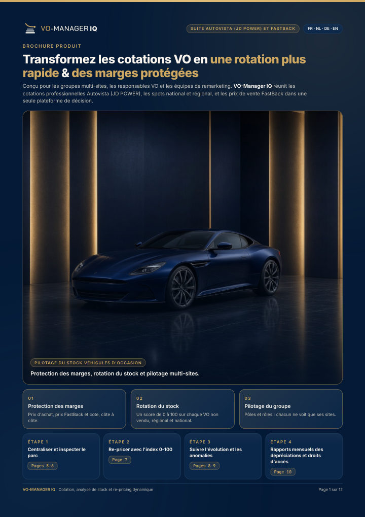 La brochure VO-Manager  IQ